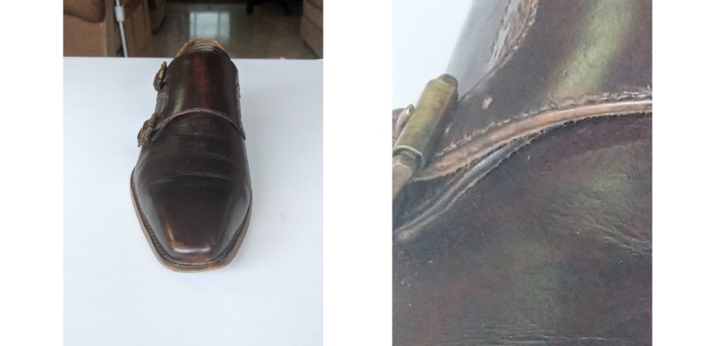 Top-grain/Corrected-grain leather