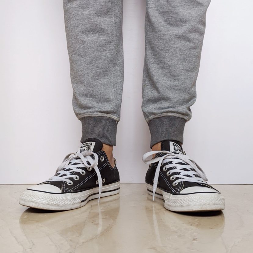 jogger pants with sneakers