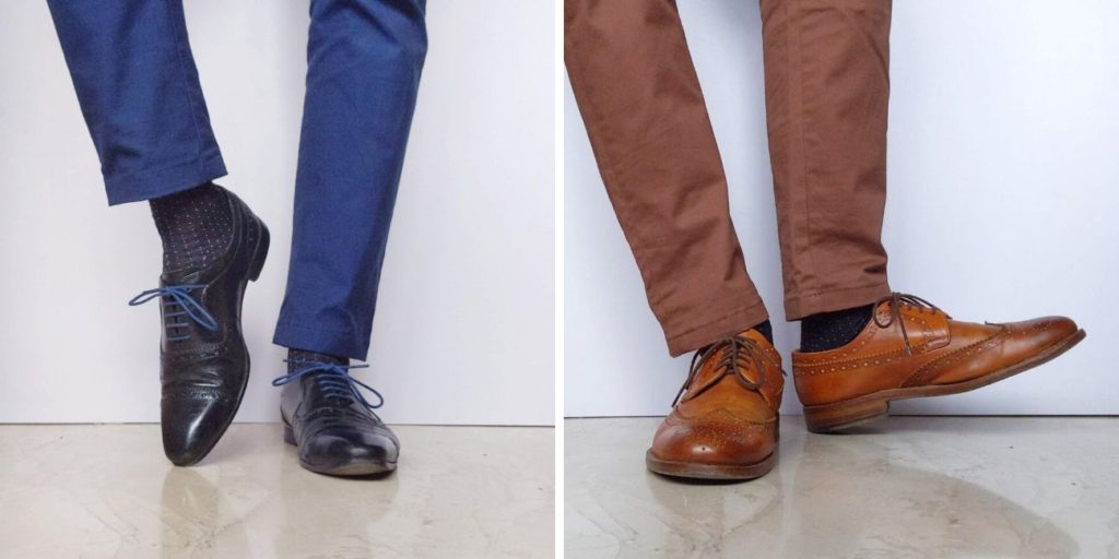 Lace-up Shoes With Chinos