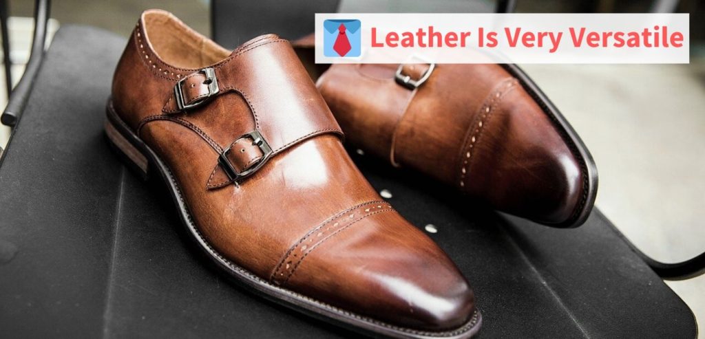 You can style leather in a number of ways, it is very versatile