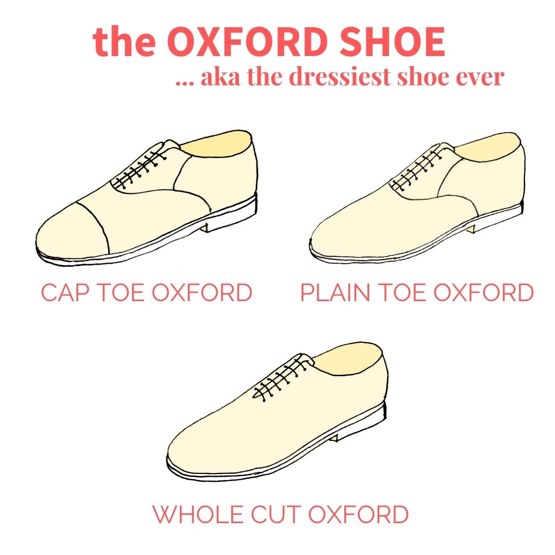 Types Of Oxford Shoes